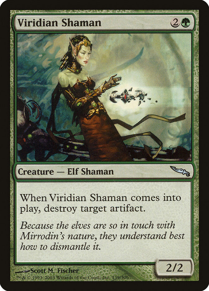 Viridian Shaman [Mirrodin] - The Mythic Store | 24h Order Processing