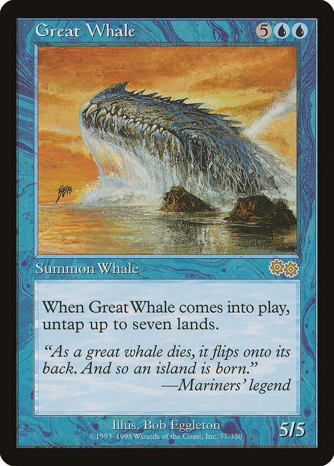 Great Whale [Urza's Saga] - The Mythic Store | 24h Order Processing