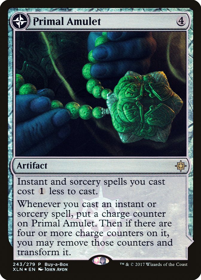 Primal Amulet // Primal Wellspring (Buy-A-Box) [Ixalan Treasure Chest] - The Mythic Store | 24h Order Processing