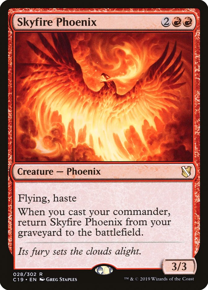 Skyfire Phoenix [Commander 2019] - The Mythic Store | 24h Order Processing