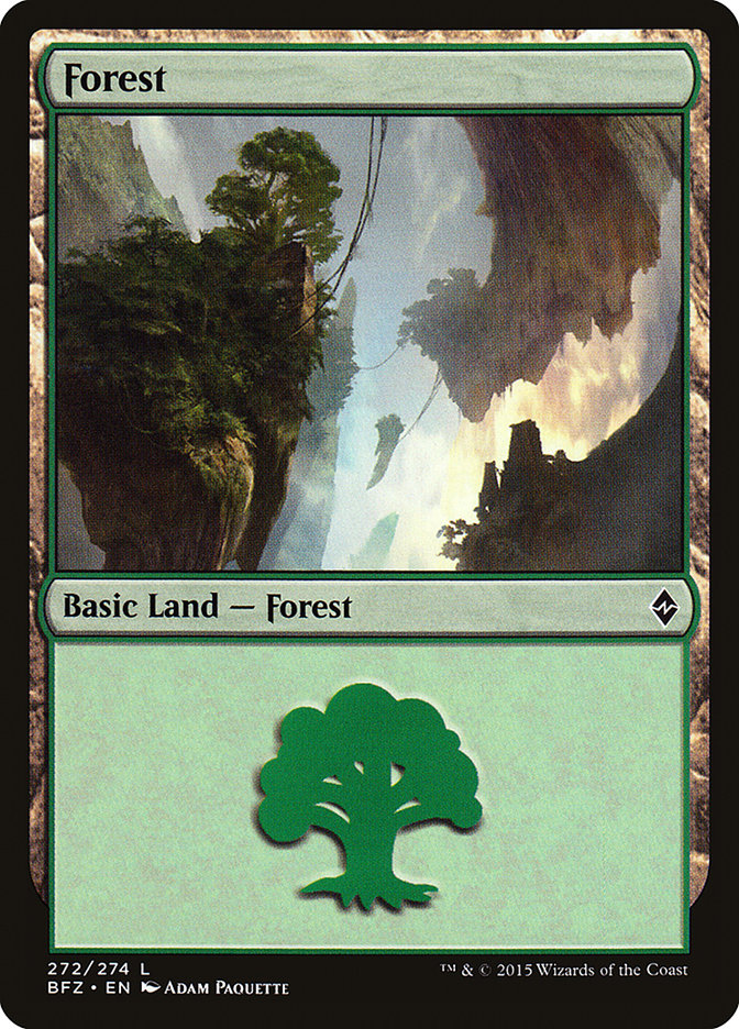 Forest (272) [Battle for Zendikar] - The Mythic Store | 24h Order Processing