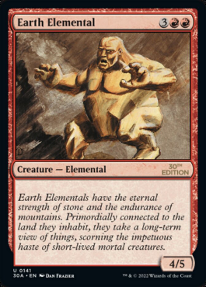 Earth Elemental [30th Anniversary Edition] - The Mythic Store | 24h Order Processing