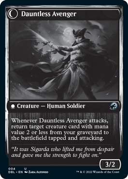 Bereaved Survivor // Dauntless Avenger [Innistrad: Double Feature] - The Mythic Store | 24h Order Processing