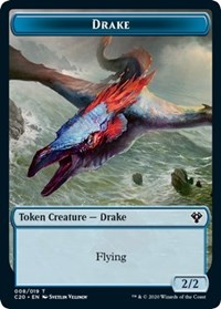 Drake // Goblin Warrior Double-Sided Token [Commander 2020 Tokens] - The Mythic Store | 24h Order Processing
