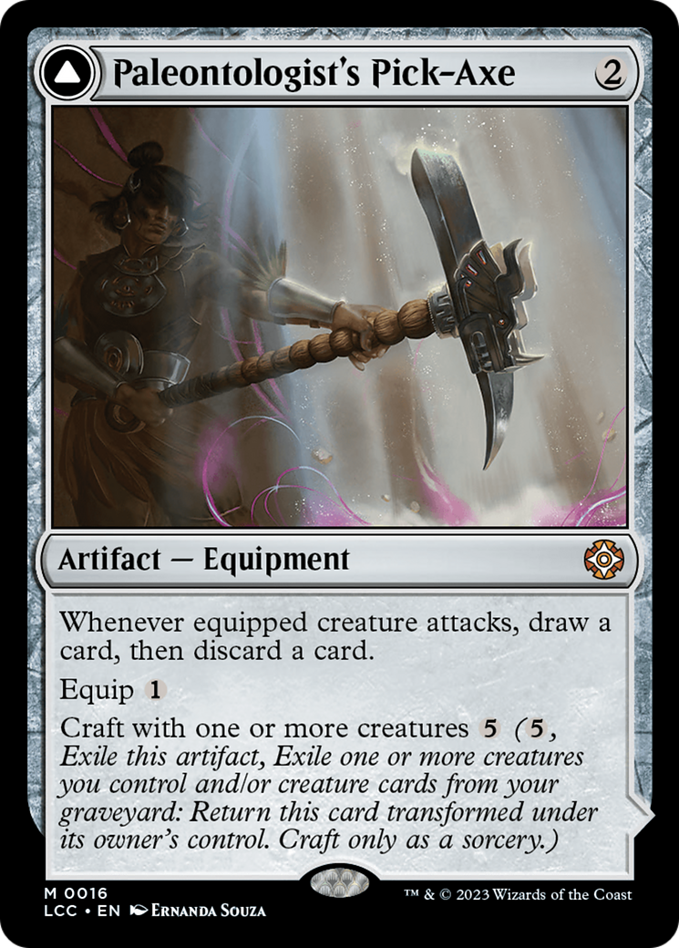 Paleontologist's Pick-Axe [The Lost Caverns of Ixalan Commander] - The Mythic Store | 24h Order Processing