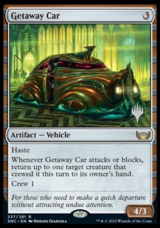 Getaway Car (Promo Pack) [Streets of New Capenna Promos] - The Mythic Store | 24h Order Processing