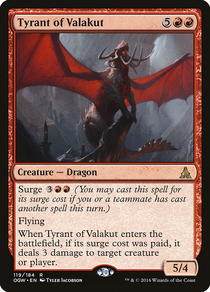 Tyrant of Valakut [Oath of the Gatewatch] - The Mythic Store | 24h Order Processing
