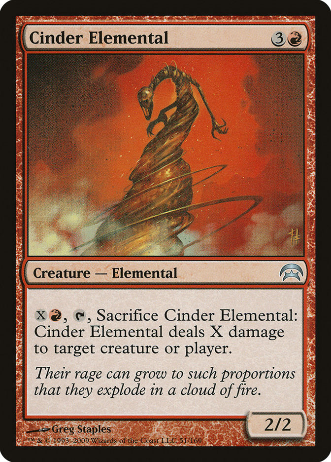 Cinder Elemental [Planechase] - The Mythic Store | 24h Order Processing