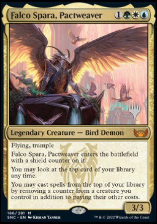 Falco Spara, Pactweaver (Promo Pack) [Streets of New Capenna Promos] - The Mythic Store | 24h Order Processing