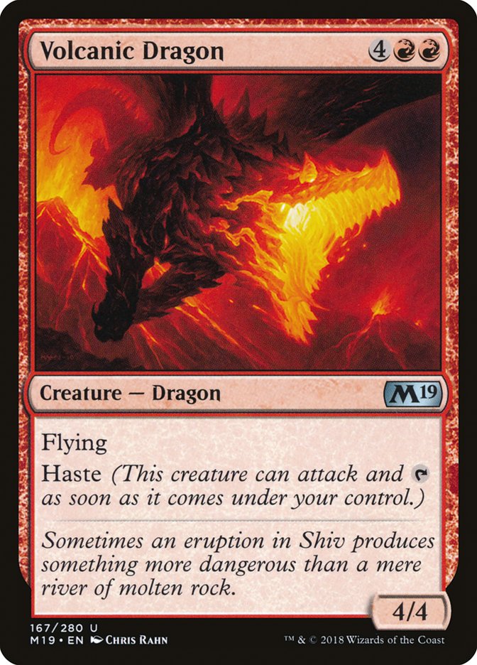 Volcanic Dragon [Core Set 2019] - The Mythic Store | 24h Order Processing