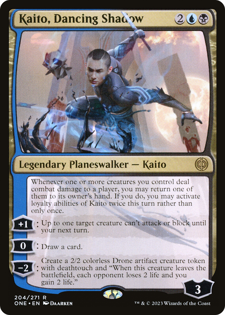 Kaito, Dancing Shadow [Phyrexia: All Will Be One] - The Mythic Store | 24h Order Processing