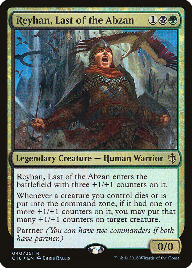 Reyhan, Last of the Abzan [Commander 2016] - The Mythic Store | 24h Order Processing