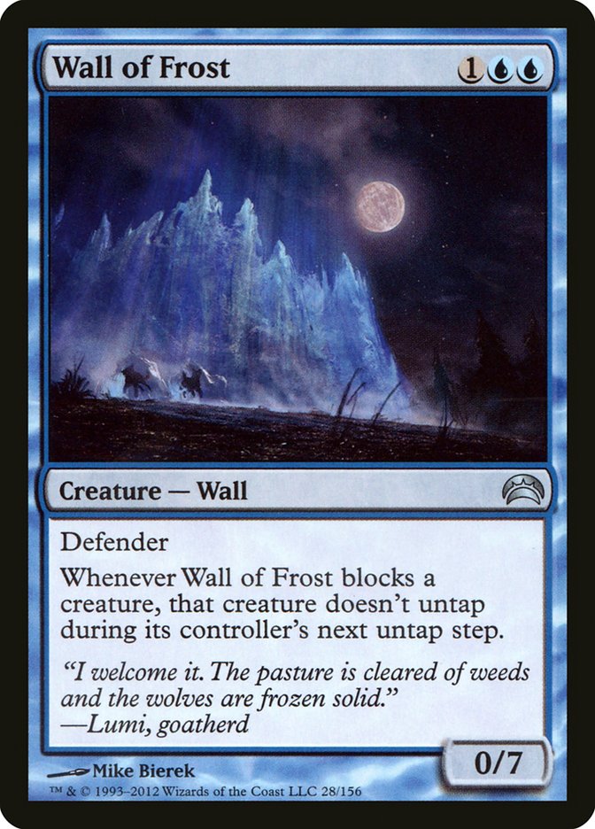 Wall of Frost [Planechase 2012] - The Mythic Store | 24h Order Processing