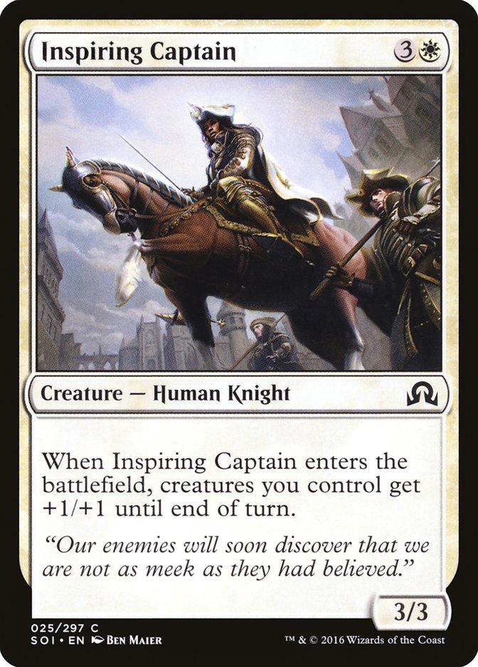 Inspiring Captain [Shadows over Innistrad] - The Mythic Store | 24h Order Processing