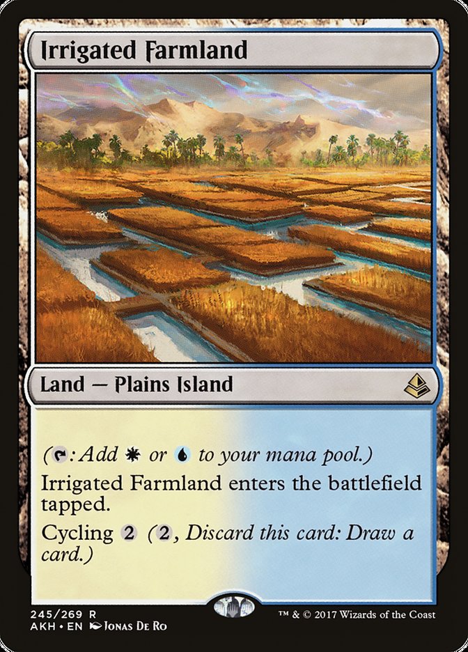 Irrigated Farmland [Amonkhet] - The Mythic Store | 24h Order Processing