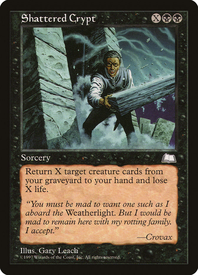 Shattered Crypt [Weatherlight] - The Mythic Store | 24h Order Processing
