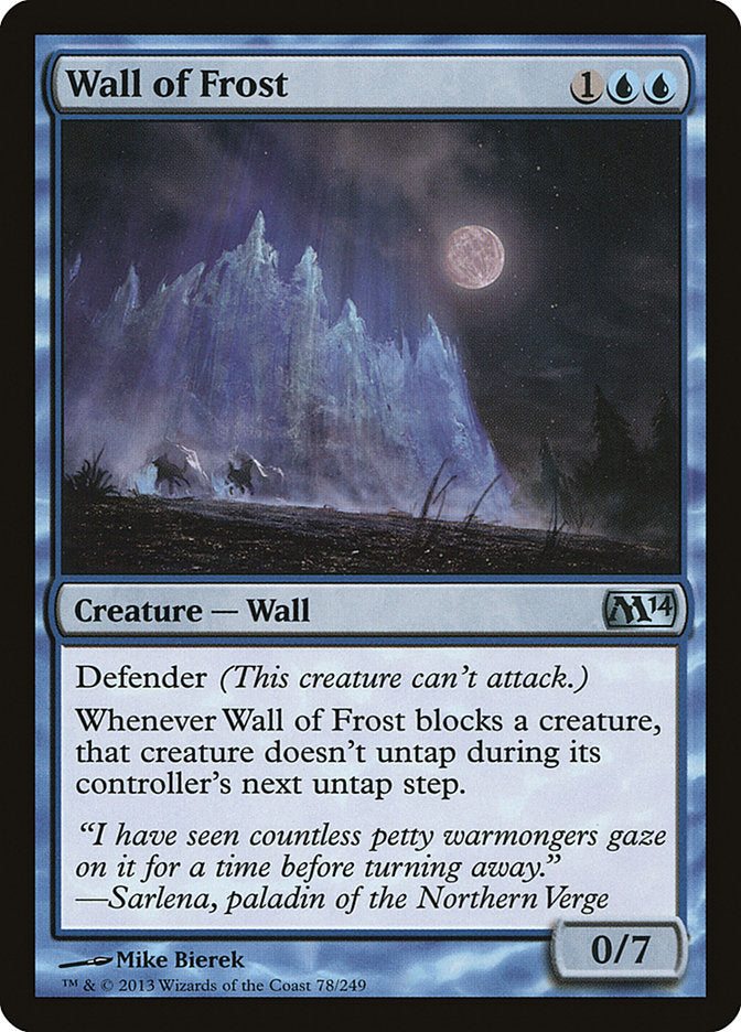 Wall of Frost [Magic 2014] - The Mythic Store | 24h Order Processing