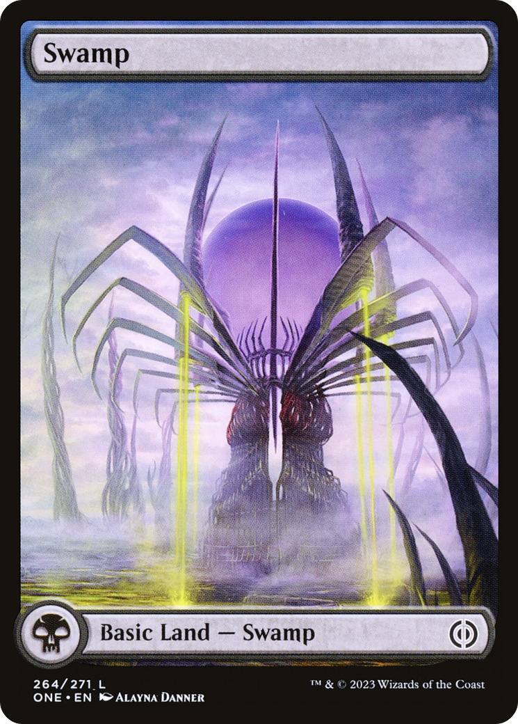 Swamp (264) (Full-Art) [Phyrexia: All Will Be One] - The Mythic Store | 24h Order Processing