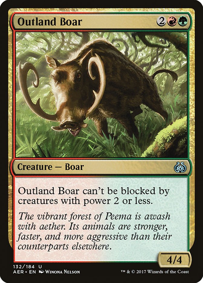 Outland Boar [Aether Revolt] - The Mythic Store | 24h Order Processing