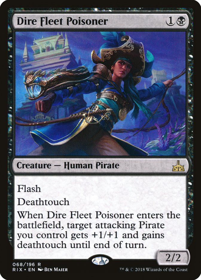 Dire Fleet Poisoner [Rivals of Ixalan] - The Mythic Store | 24h Order Processing