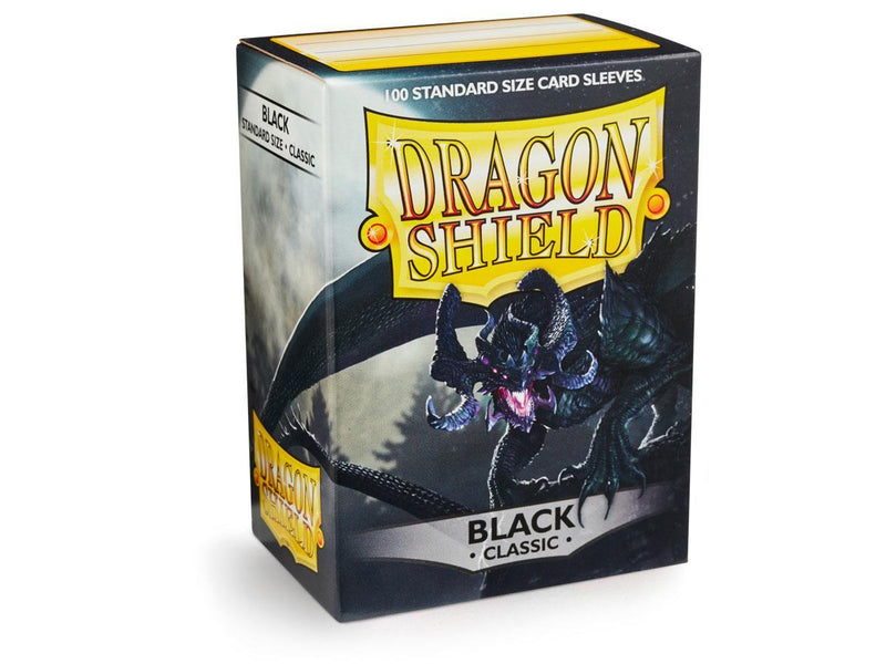 Dragon Shield Classic Sleeve -  Black ‘Signoir’ 100ct - The Mythic Store | 24h Order Processing