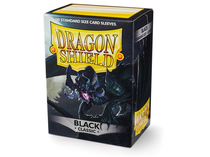 Dragon Shield Classic Sleeve -  Black ‘Signoir’ 100ct - The Mythic Store | 24h Order Processing