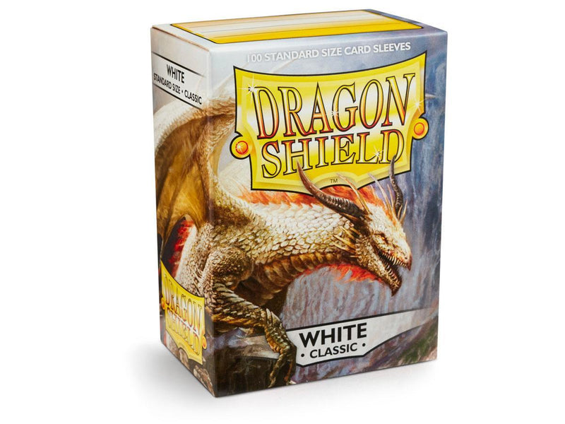 Dragon Shield Classic Sleeve - White ‘Aequinox’ 100ct - The Mythic Store | 24h Order Processing