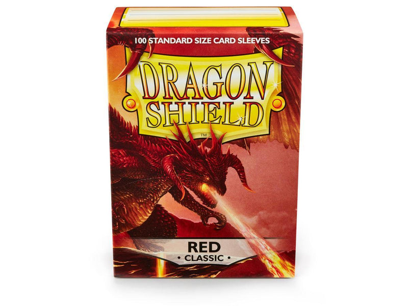 Dragon Shield Classic Sleeve - Red ‘Titanius’ 100ct - The Mythic Store | 24h Order Processing