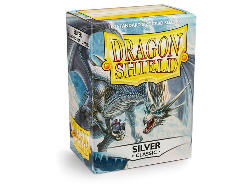 Dragon Shield Classic Sleeve - Silver ‘Mirage’ 100ct - The Mythic Store | 24h Order Processing