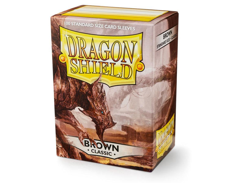 Dragon Shield Classic Sleeve - Brown ‘Brakish’ 100ct - The Mythic Store | 24h Order Processing