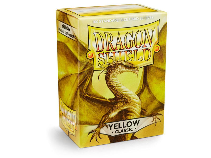 Dragon Shield Classic Sleeve - Yellow ‘Corona’ 100ct - The Mythic Store | 24h Order Processing