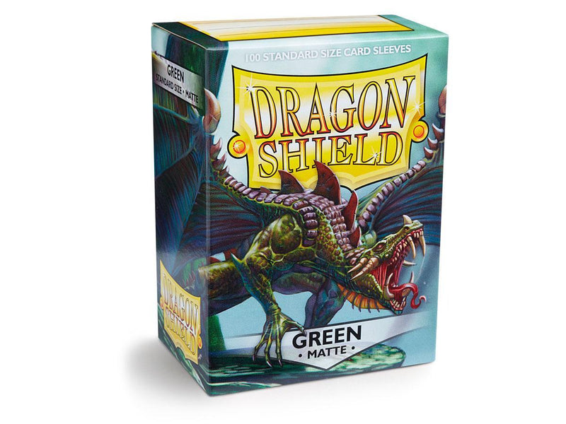 Dragon Shield Matte Sleeve - Green ‘Drakka Fiath’ 100ct - The Mythic Store | 24h Order Processing