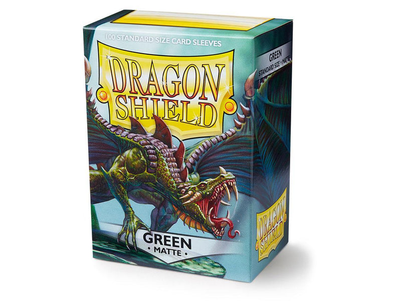 Dragon Shield Matte Sleeve - Green ‘Drakka Fiath’ 100ct - The Mythic Store | 24h Order Processing