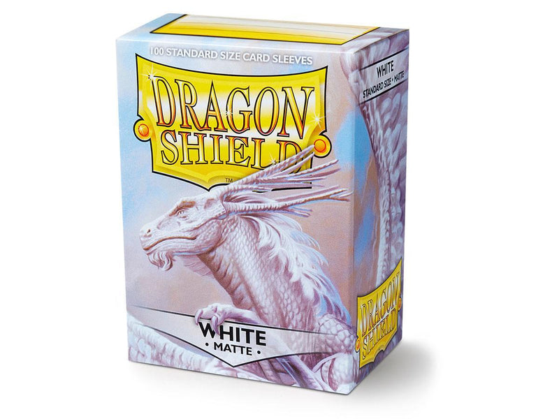 Dragon Shield Matte Sleeve - White ‘Bounteous’ 100ct - The Mythic Store | 24h Order Processing
