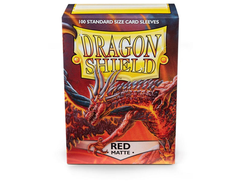 Dragon Shield Matte Sleeve - Red ‘Moltanis’ 100ct - The Mythic Store | 24h Order Processing