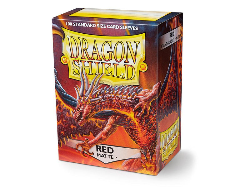 Dragon Shield Matte Sleeve - Red ‘Moltanis’ 100ct - The Mythic Store | 24h Order Processing