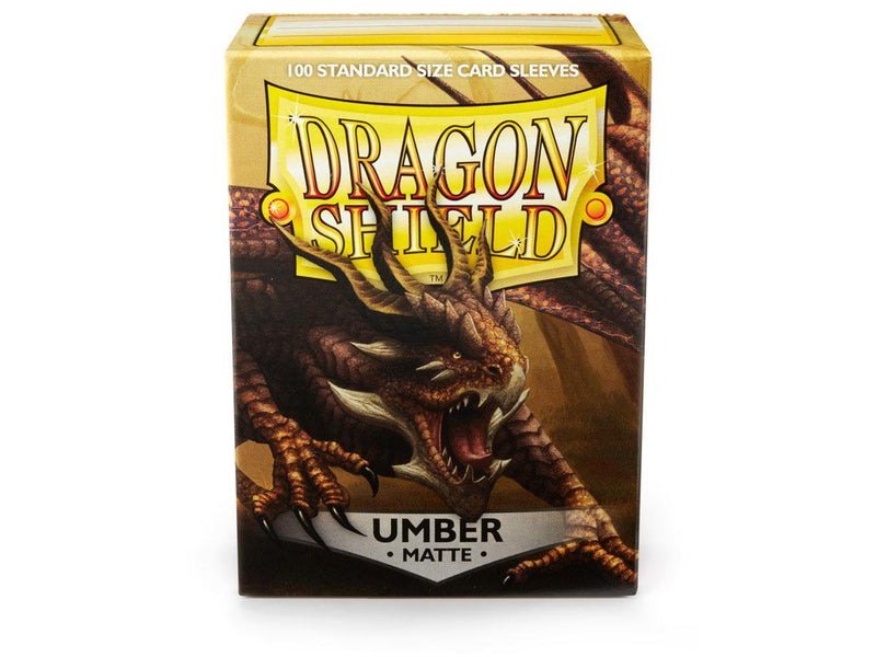 Dragon Shield Matte Sleeve - Umber ‘Teranha’ 100ct - The Mythic Store | 24h Order Processing