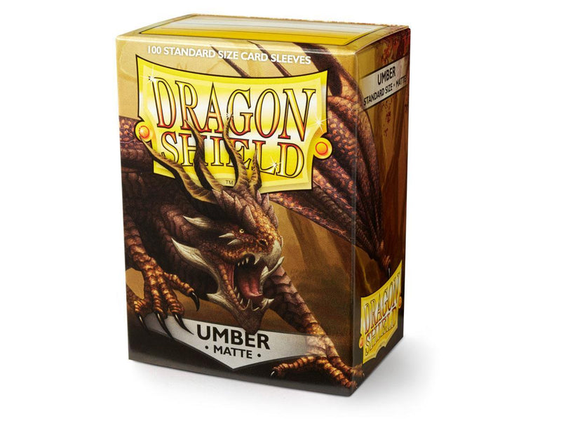 Dragon Shield Matte Sleeve - Umber ‘Teranha’ 100ct - The Mythic Store | 24h Order Processing