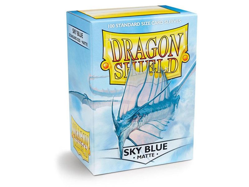 Dragon Shield Matte Sleeve - Sky Blue ‘Strata’ 100ct - The Mythic Store | 24h Order Processing