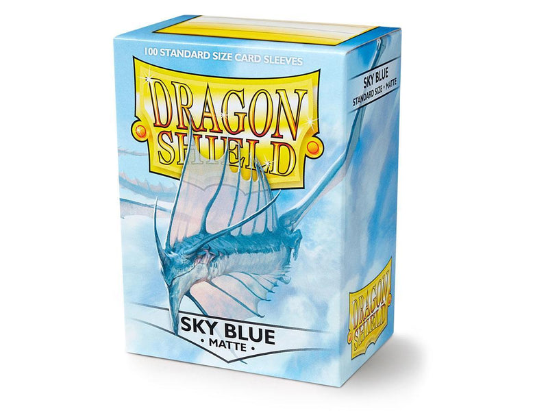 Dragon Shield Matte Sleeve - Sky Blue ‘Strata’ 100ct - The Mythic Store | 24h Order Processing