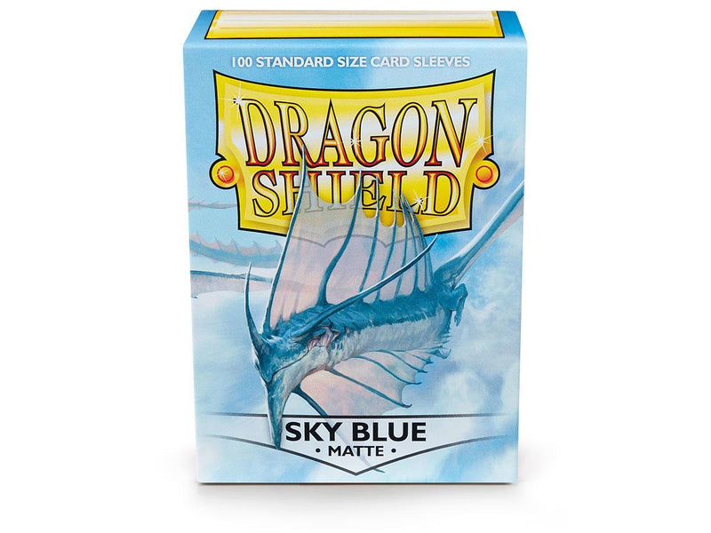 Dragon Shield Matte Sleeve - Sky Blue ‘Strata’ 100ct - The Mythic Store | 24h Order Processing