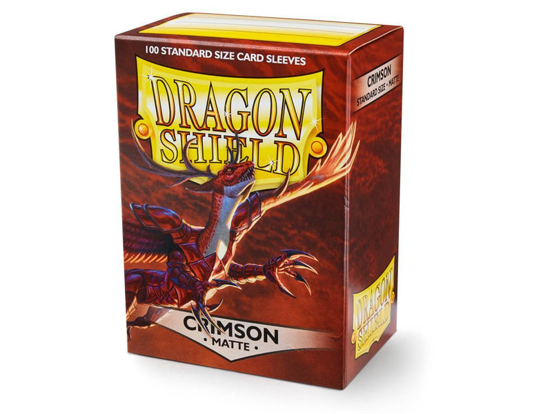 Dragon Shield Matte Sleeve - Crimson ‘Logi’ 100ct - The Mythic Store | 24h Order Processing