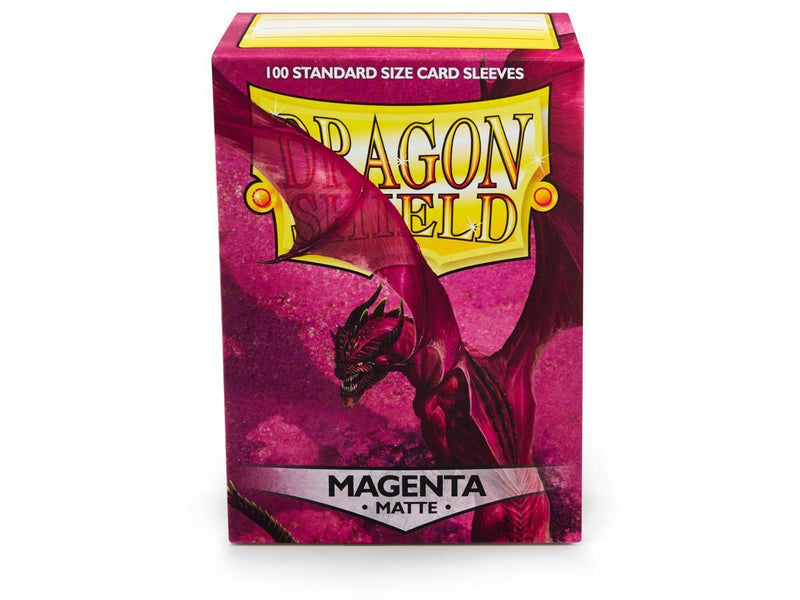Dragon Shield Matte Sleeve - Magenta ‘Fuchsin’ 100ct - The Mythic Store | 24h Order Processing