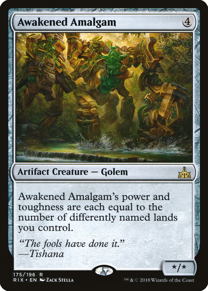 Awakened Amalgam [Rivals of Ixalan] - The Mythic Store | 24h Order Processing