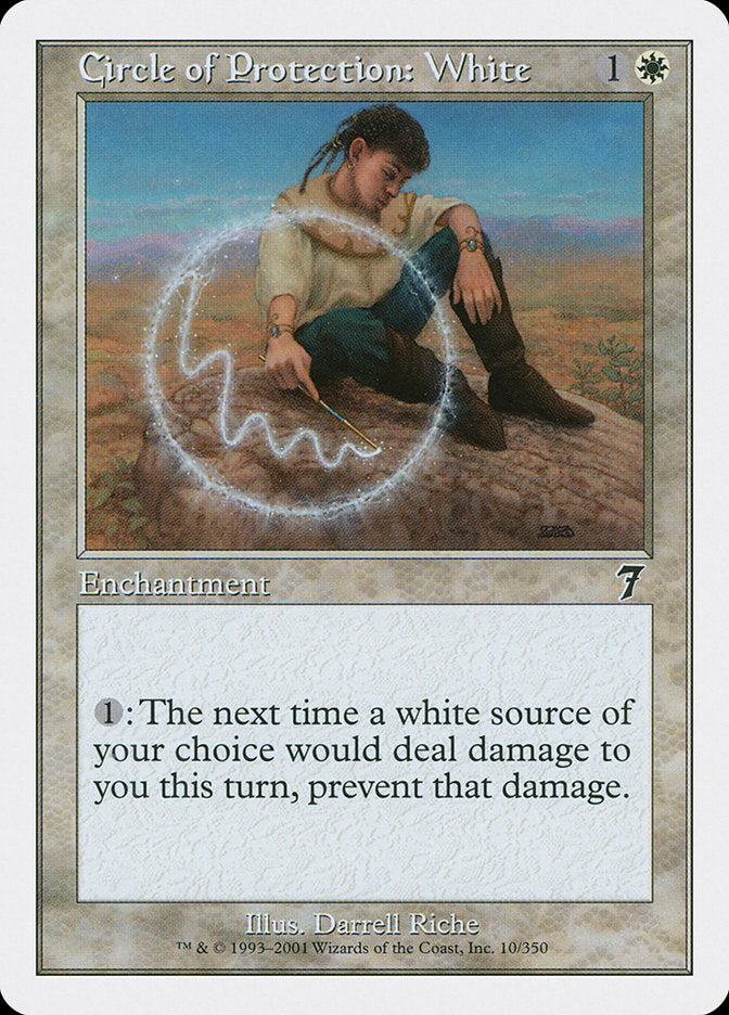 Circle of Protection: White [Seventh Edition] - The Mythic Store | 24h Order Processing