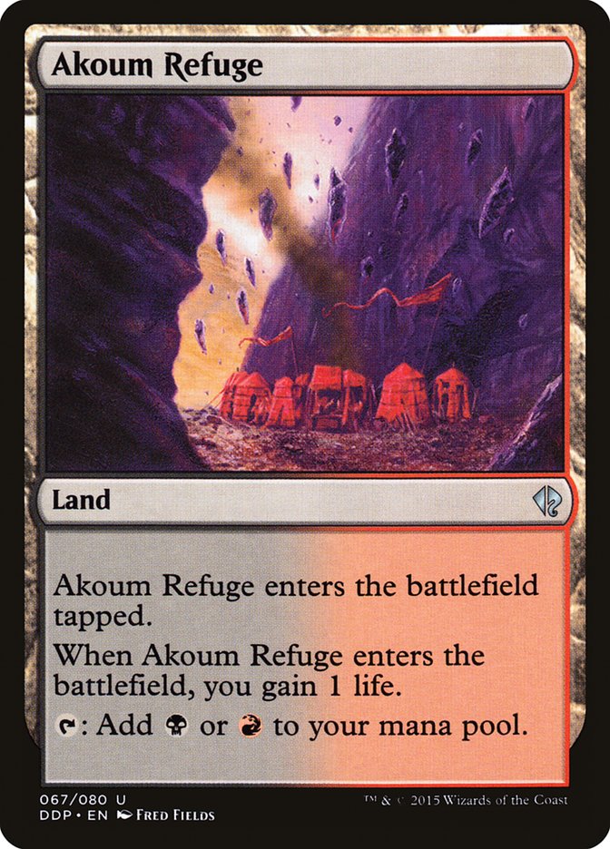 Akoum Refuge [Duel Decks: Zendikar vs. Eldrazi] - The Mythic Store | 24h Order Processing