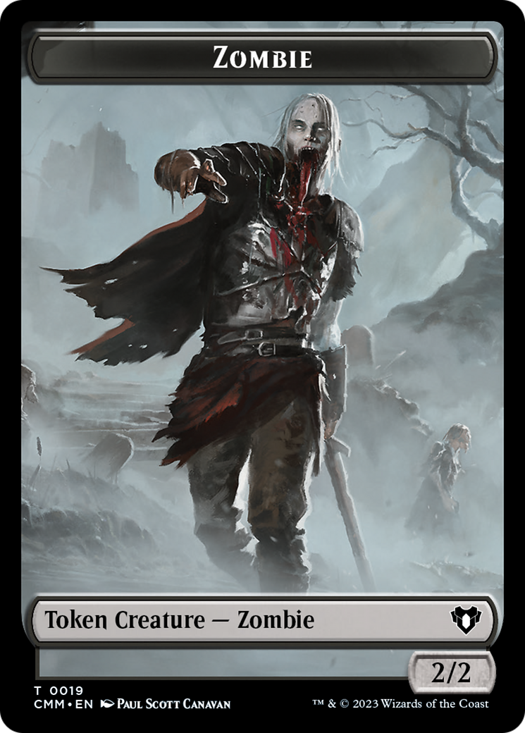 Zombie Token (19) [Commander Masters Tokens] - The Mythic Store | 24h Order Processing