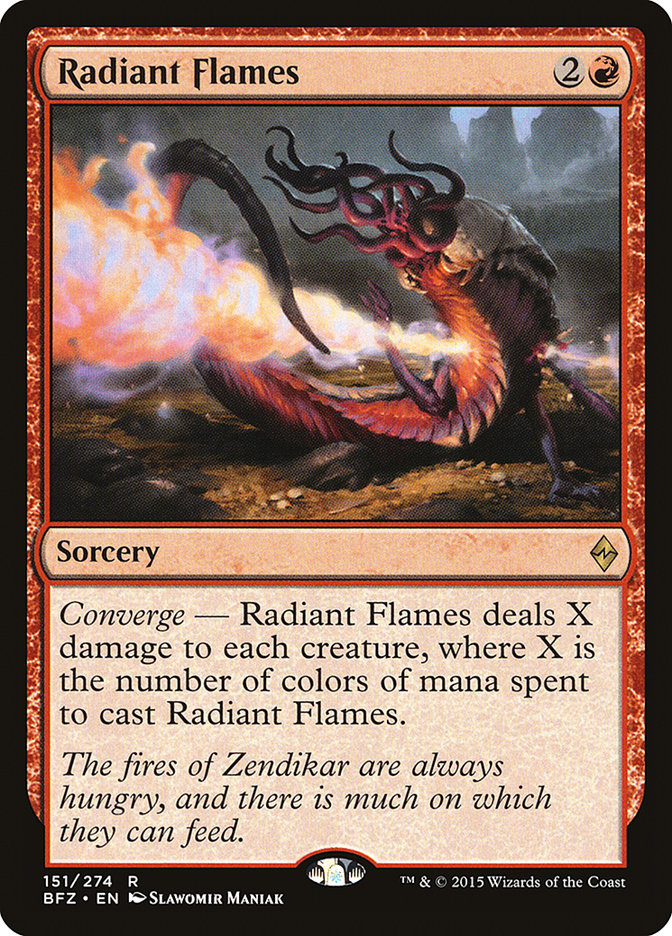 Radiant Flames [Battle for Zendikar] - The Mythic Store | 24h Order Processing