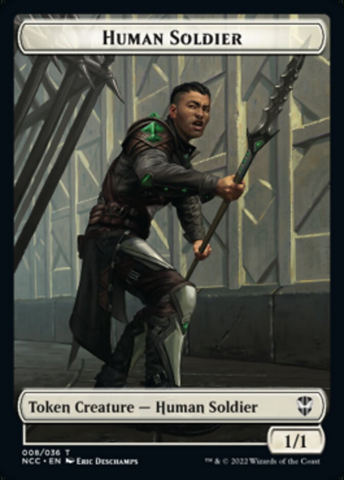 Eldrazi // Human Soldier Double-Sided Token [Streets of New Capenna Commander Tokens] - The Mythic Store | 24h Order Processing