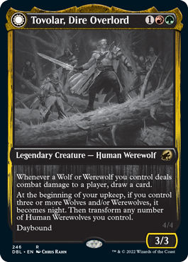 Tovolar, Dire Overlord // Tovolar, the Midnight Scourge [Innistrad: Double Feature] - The Mythic Store | 24h Order Processing